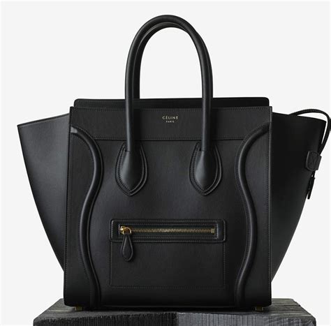 celine mini luggage size|celine mini luggage tote black.